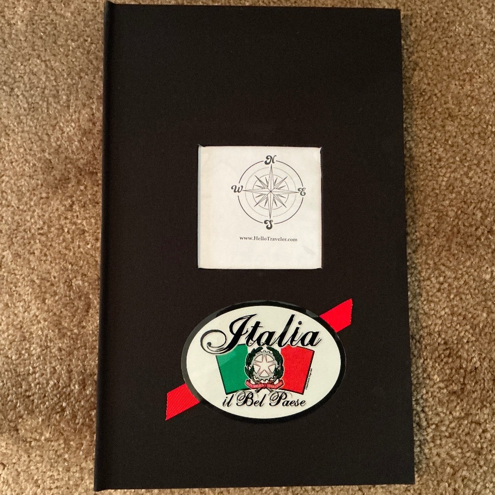 Italian Themed Photo Album Holds 300 4” x 6” Photos